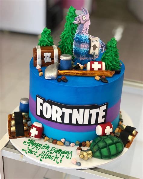 Fortnite Cake Battle Royale Cake Pictures Birthday Party Cake