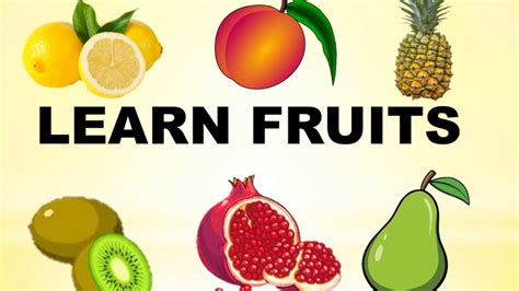 Learn Fruits Part Ii Preschool Lesson Plan Teach Your Child Fruits