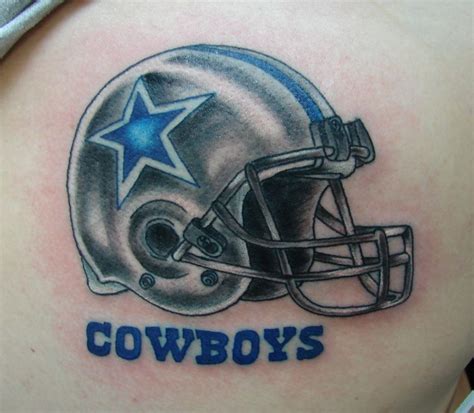 Dallas Cowboys Helmet Tattoo