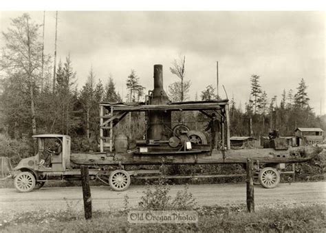 Take ownership in and accountability for maintaining safe… 3 1/2 ton Kelly-Springfield Truck Hauling a Steam Donkey ...