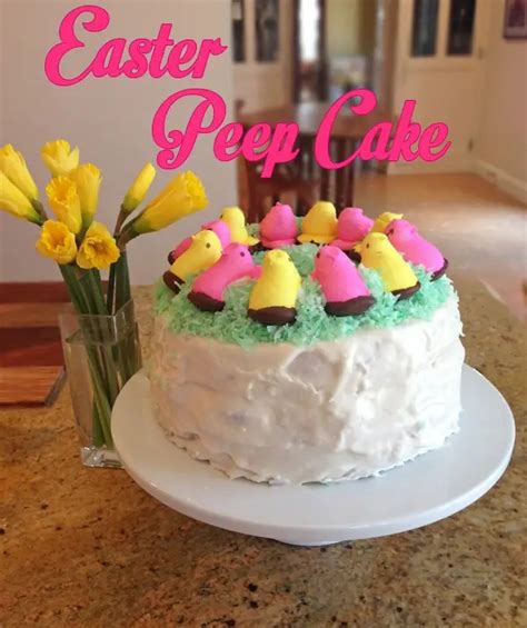 Famous Easter Peep Cake Wear Wag Repeat