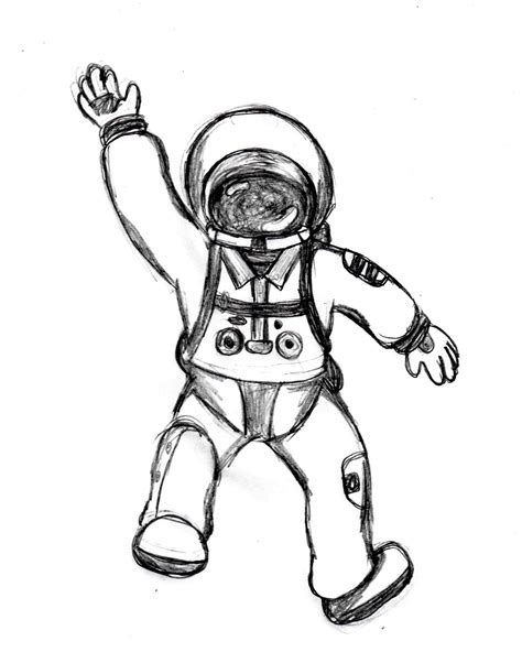 Astronaut Sketch Manualhow To Draw An