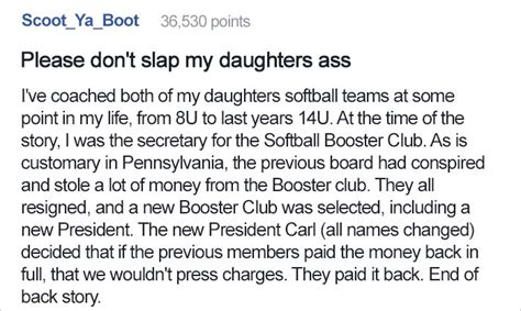 dad gets brilliant revenge after coach gives his daughter “good job” slap on the butt