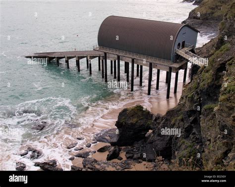 Padstow Lifeboat Station Trevose Head Cornwall Uk Stock Photo Alamy