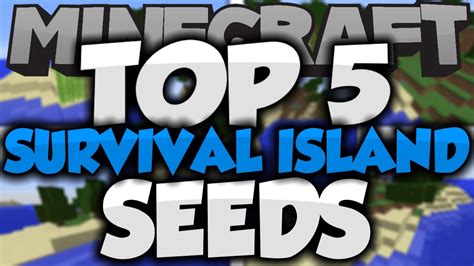 Top 5 Minecraft Survival Island Seeds Best Minecraft Seeds 18 Youtube
