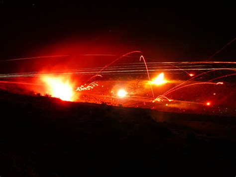 Tracer Fire At Night Mg Shooters Big Sandy Shoot At Wikieu Bryan
