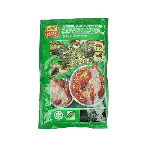 Chicken curry with potatoes, curry leaves baked chicken, pork curry with potatoes, etc. Baba's Meat Curry Powder 125g - Shopifull