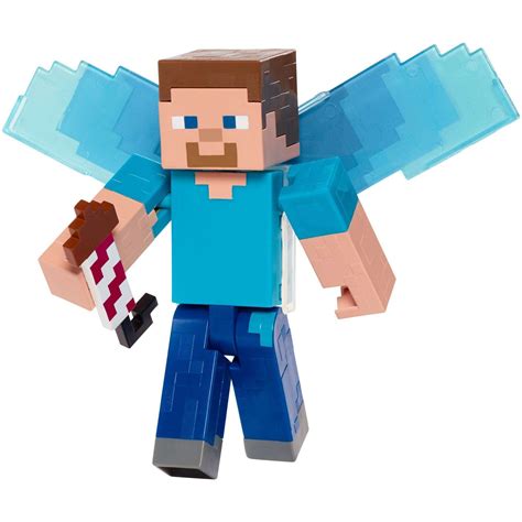 Minecraft Steve With Elytra Articulated Figures In 5 Inch Scale