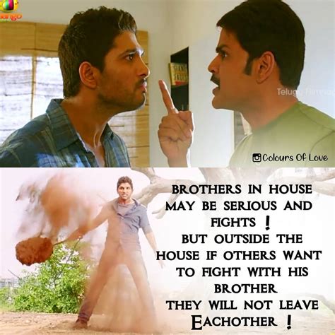 Fighting for requires wisdom, courage, and vulnerability. Brothers 😎 #quotes #quoteoftheday #quoteslove #alluarjun # ...