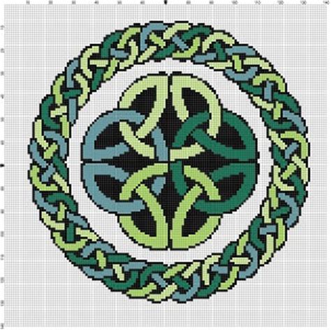 Celtic Knot Irish Traditional Cross Stitch Pattern Instant Etsy