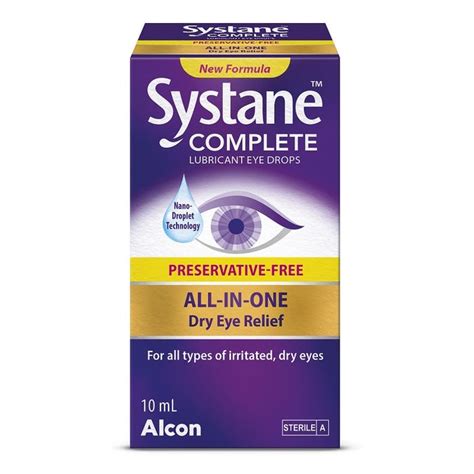 Systane Complete Preservative Free Lubricant Eye Drops 10ml Buy