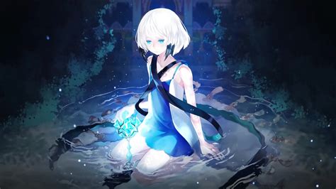 Anime Girl Sitting In Water Mabinogi Live Wallpaper Moewalls