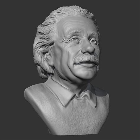 Stl File Einstein 3d Print Model・model To Download And 3d Print・cults