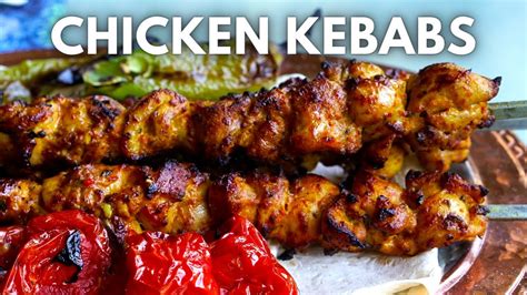 Turkish Chicken Shish Kebab Succulent Chicken Skewers Asmr Cooking