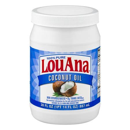 , based on 622 reviews. Ventura Foods LouAna Coconut Oil, 30 oz - Walmart.com