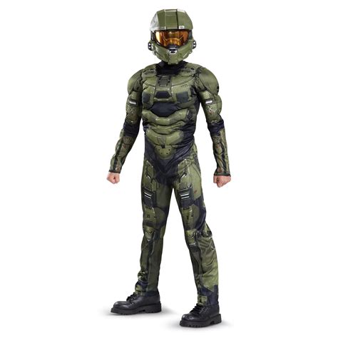 Halo Boys Master Chief Classic Muscle Costume