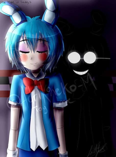 Toy Bonnie And Shadow Bonnie Remake By Adrikoneko Mizuirodeviantart