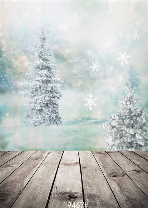 Sjoloon Winter Vinyl Photography Background Baby