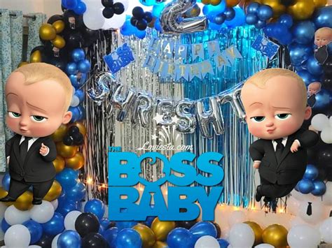 Boss Baby Decoration For Kids Birthday Party In Delhi Noida Gurgaon