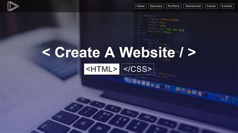 How To Create A Website Using HTML CSS Step By Step Website Tutorial YouTube