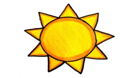 How To Draw Sun Youtube
