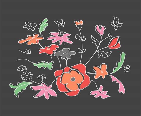 Free Beautiful Embroidery Flower Vectors Vector Art And Graphics