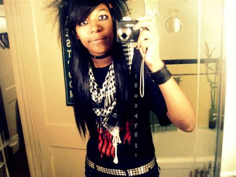 Statement emo/scene hairstyles for girls. Emo Hairstyles for Black Girls