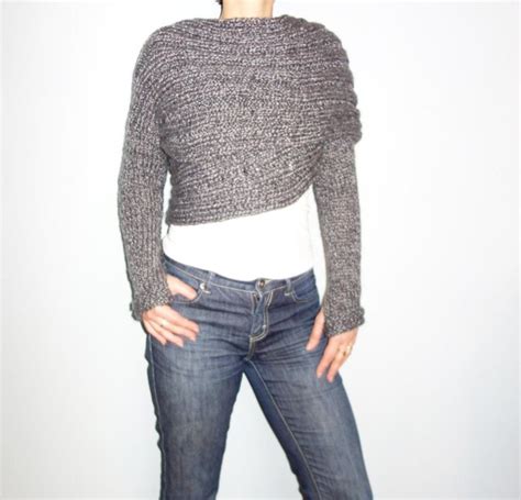 Wrap Around Shrug With Sleeves Knitting Pattern By Camexiadesigns Lovecrafts Shrug Knitting