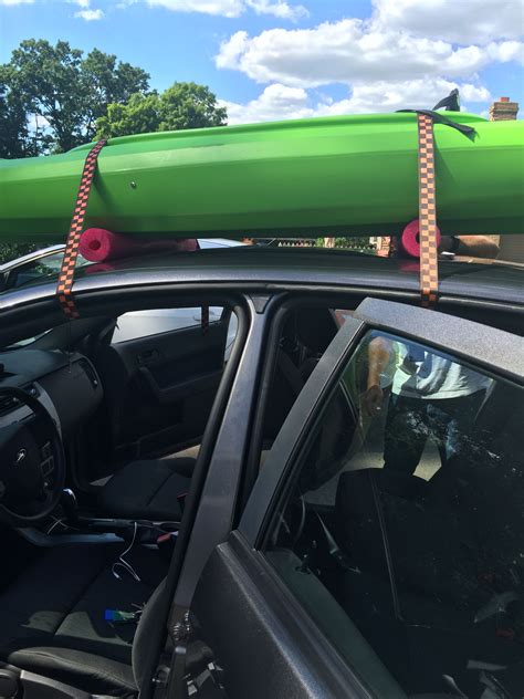 Kayak Carrier For Car With No Roof Rack Classic Car Walls
