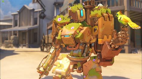 Overwatch Overgrown Bastion Skin Preview Youtube
