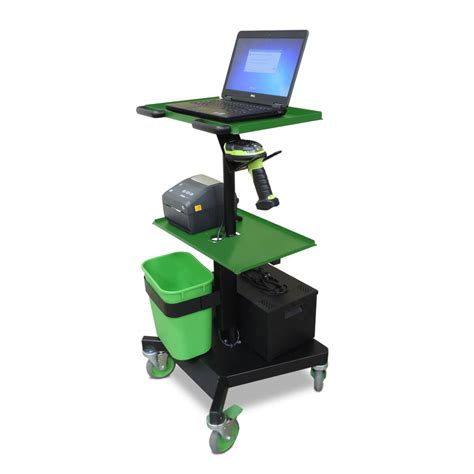 Newcastle Lt Series Industrial Laptop Cart Non Powered Material
