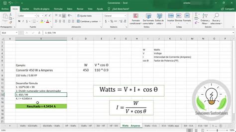 Calcular Watts Para Amperes