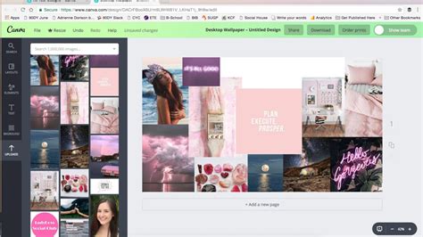 How To Create Your 2023 Vision Board In Canva Youtube