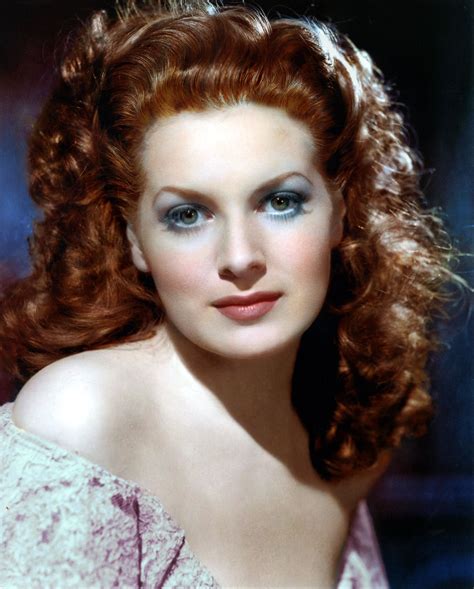 Maureen Ohara Color By Chip Springer Maureen Ohara Black And White Movie Classic Film Stars