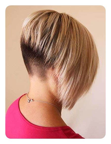 Short Inverted Bob Hairstyles The Undercut