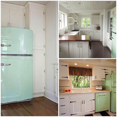 Match with our green kitchen. Sparkling White Kitchens with Big Chill Appliances