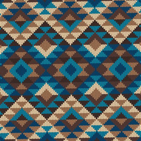 Aztec Knit Blanket Pattern