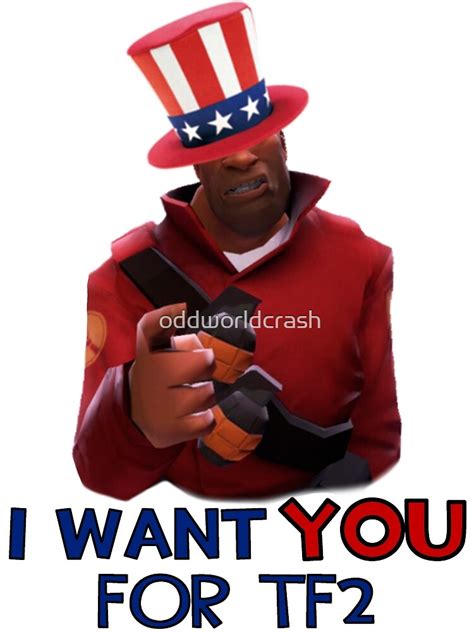 I Want You For Tf2 Team Fortress 2 Art Print By Oddworldcrash