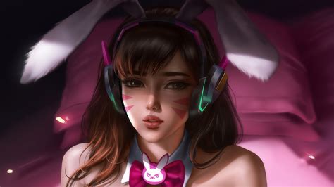 X Bunny Dva Overwatch K Hd K Wallpapers Images Backgrounds