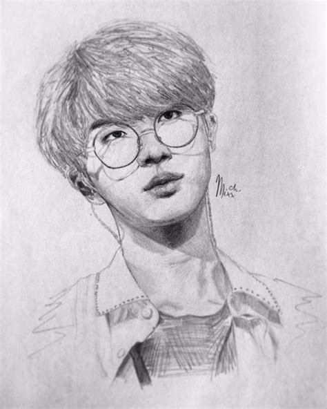 Details More Than 72 Jin Sketch Bts Best Ineteachers