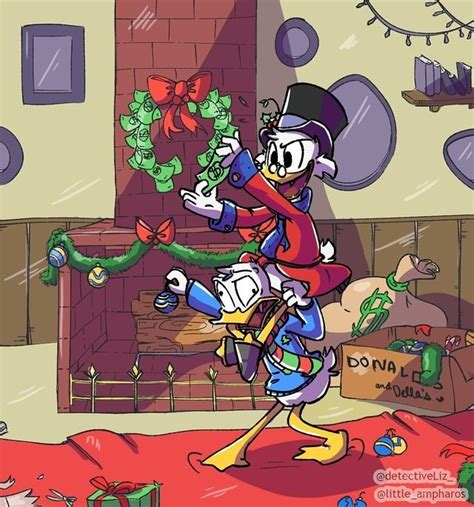 Ducktales Christmas Collab This Was So Much Art And Stuff In