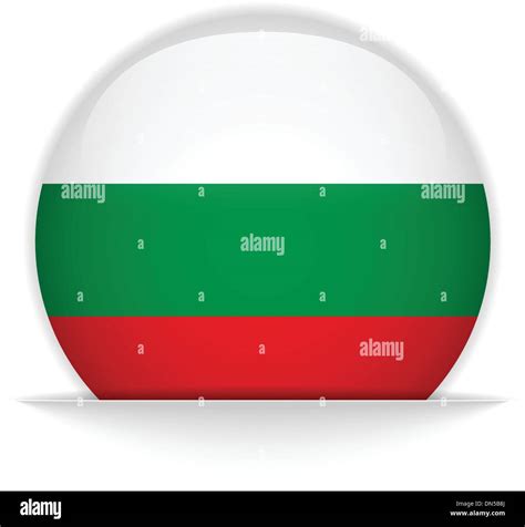 Bulgaria Flag Glossy Button Stock Vector Image And Art Alamy