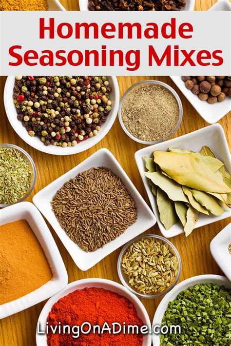 10 Homemade Seasoning Mixes And Blends Recipes Homemade Seasonings