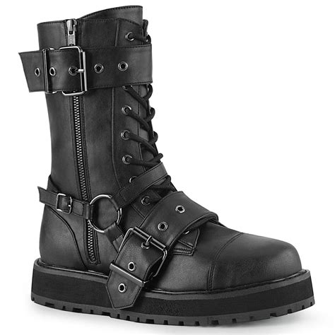 men s goth boots gothic combat boots men s punk boots and punk shoes