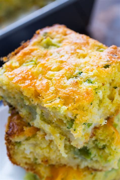 Broccoli cheese rice with chicken, broccoli cheese soup tsr, chicken ingredients include broccoli, cottage cheese, and onions. Cheesy Broccoli Cornbread - Spicy Southern Kitchen