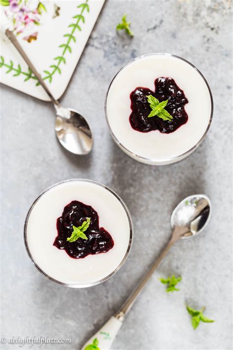 Vietnamese Yogurt Black Sticky Rice Pudding Delightful Plate