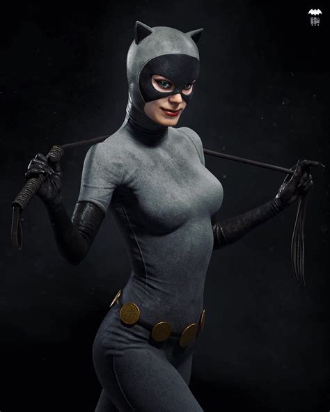 [artwork] batman the animated series catwoman by raf grassetti dccomics