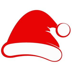 Red Christmas Cap Vector Download | Christmas Cap Vector Image, SVG
