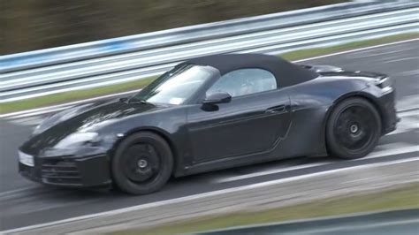 See Porsche Boxster Ev Silently Lap Nurburgring In New Spy Video