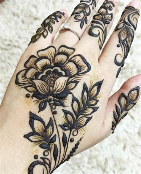 4.8 henna tangan simple dan mudah. Motif Henna Tangan Cantik , Simple Untuk Pemula | ShrlyAwengg